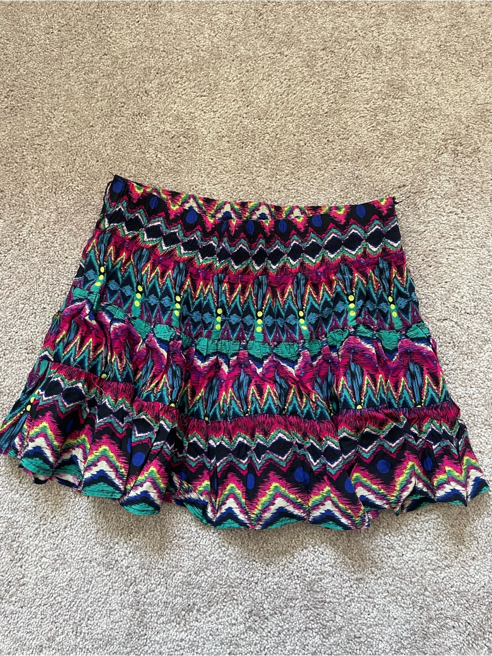 💗 Multi Colored Ruffle Skirt - Picture 4 of 16